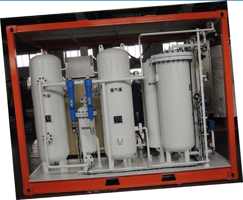 Behälterart PSA-Stickstoffgenerator für Oil&Gas-Druckbehälter &pipes Schwanken