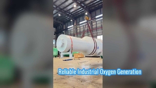 Industrielles PSA-Sauerstoffgenerator-System auf einem Gestell