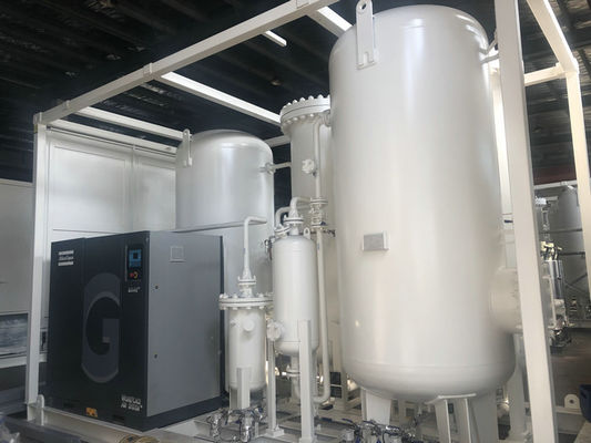 Qualität 99.999% Membran Stickstoffgenerator Niedriger Stromverbrauch für die Glasindustrie usine