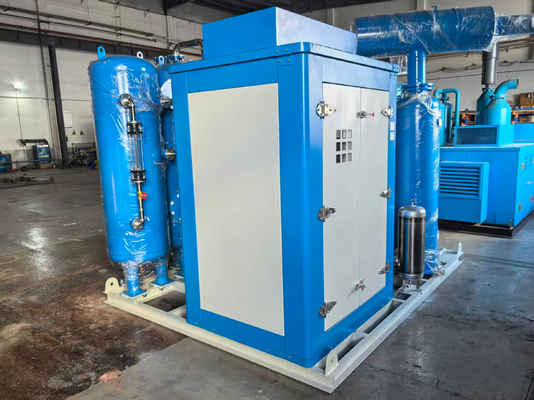 Qualität Sauerstoffgenerator für hohe Höhen 10Nm3/h 93% Reinheit Kompakter Schlittschlitter niedrigen Energieverbrauch usine